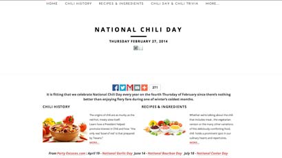 National Chili Day