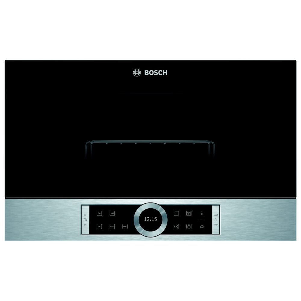Bosch BEL634GS1B Serie 8 Built In Microwave & Grill For Wall Unit - STAINLESS STEEL