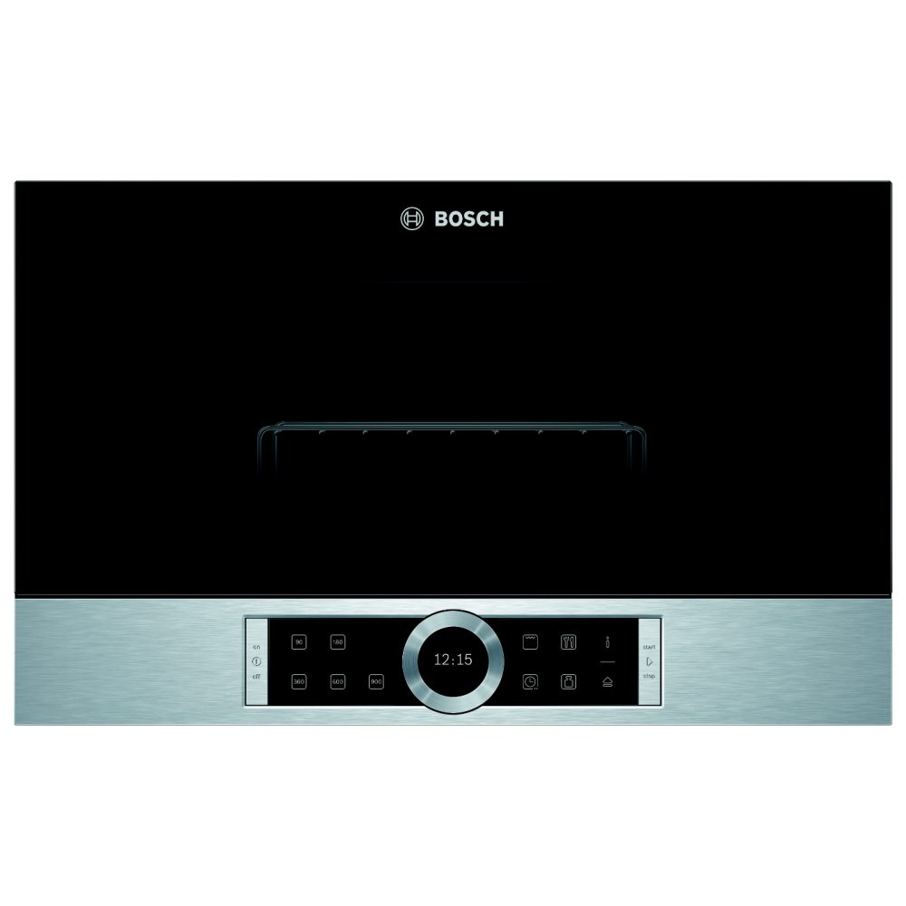 Bosch BEL634GS1B Serie 8 Built In Microwave & Grill For Wall Unit