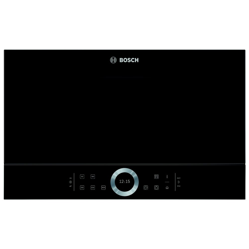 Bosch BFL634GB1B Serie 8 Built In Microwave For Wall Unit - BLACK