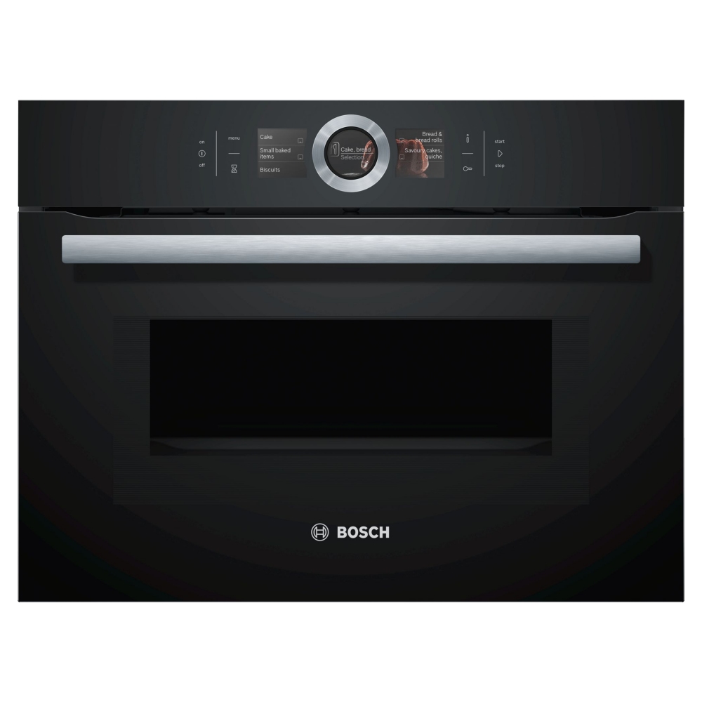 Bosch CMG656BB6B Series 8 Built In Combination Microwave - BLACK