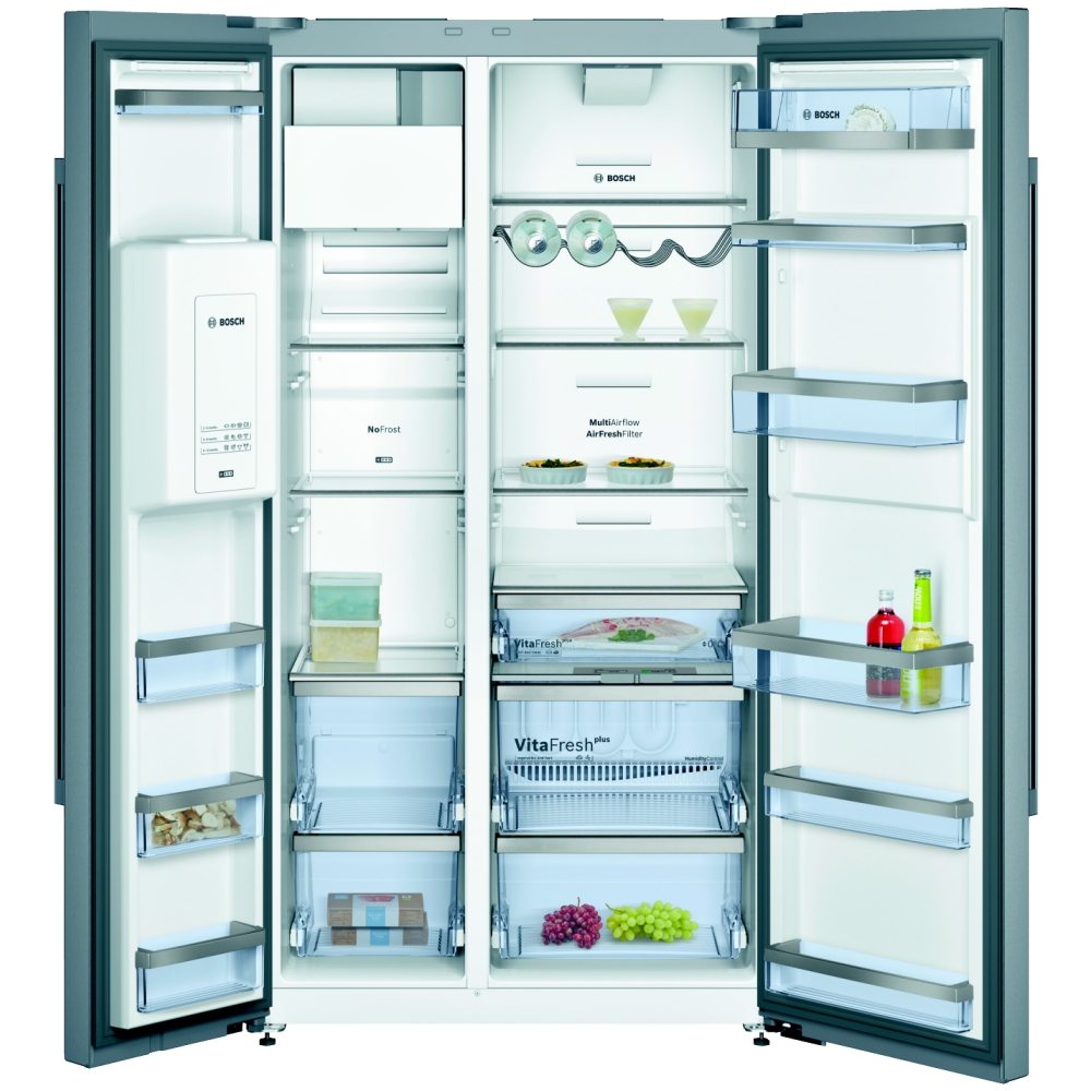 Bosch KAD92AI30 American Style Fridge Freezer Ice & Water STAINLESS
