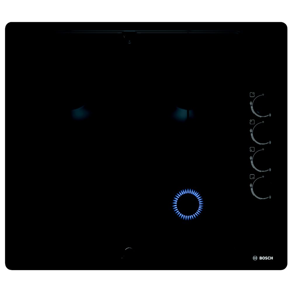 Bosch PBP6B6B60 Serie 2 60cm 4 Burner Gas Hob BLACK Appliance City
