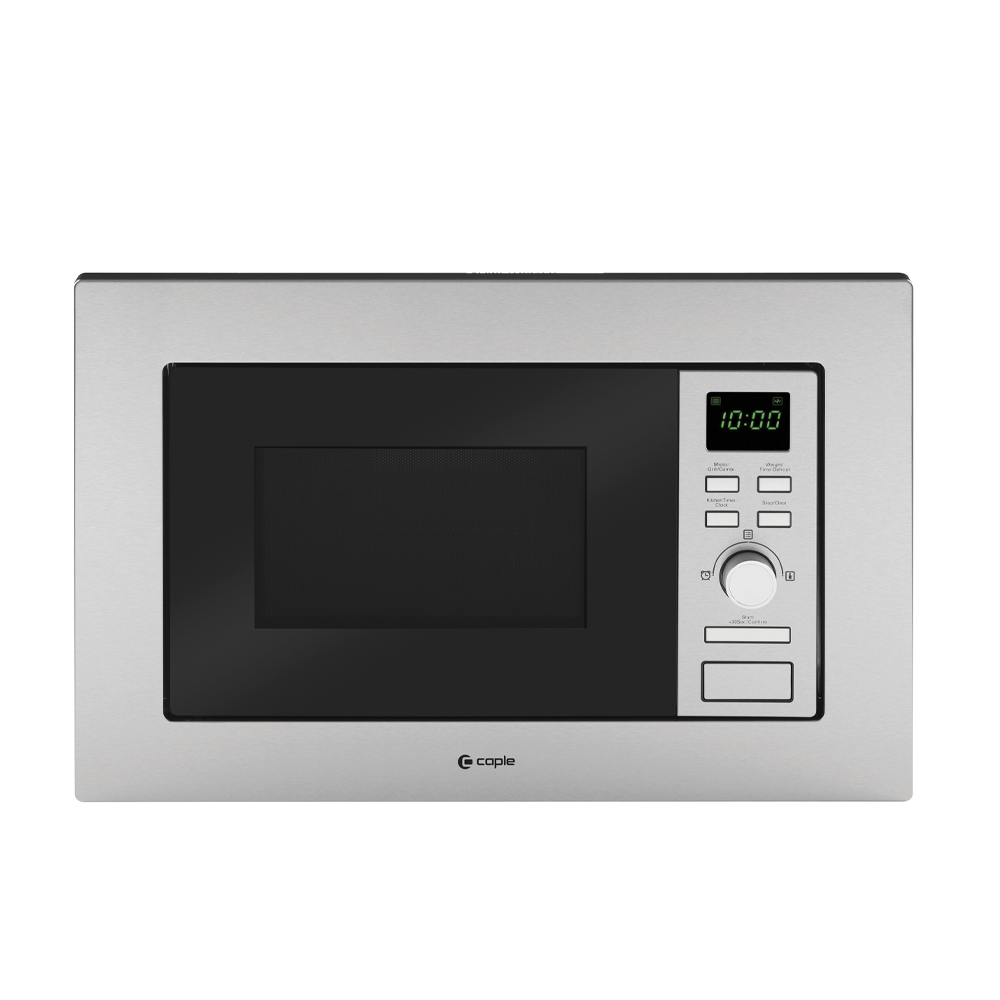 Caple CM120 Classic Built In Microwave & Grill For Wall Unit - STAINLESS STEEL