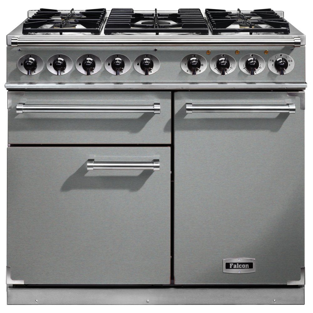 Falcon F1000DXDFSS/CM F1000 Deluxe Dual Fuel Range Cooker - STAINLESS STEEL