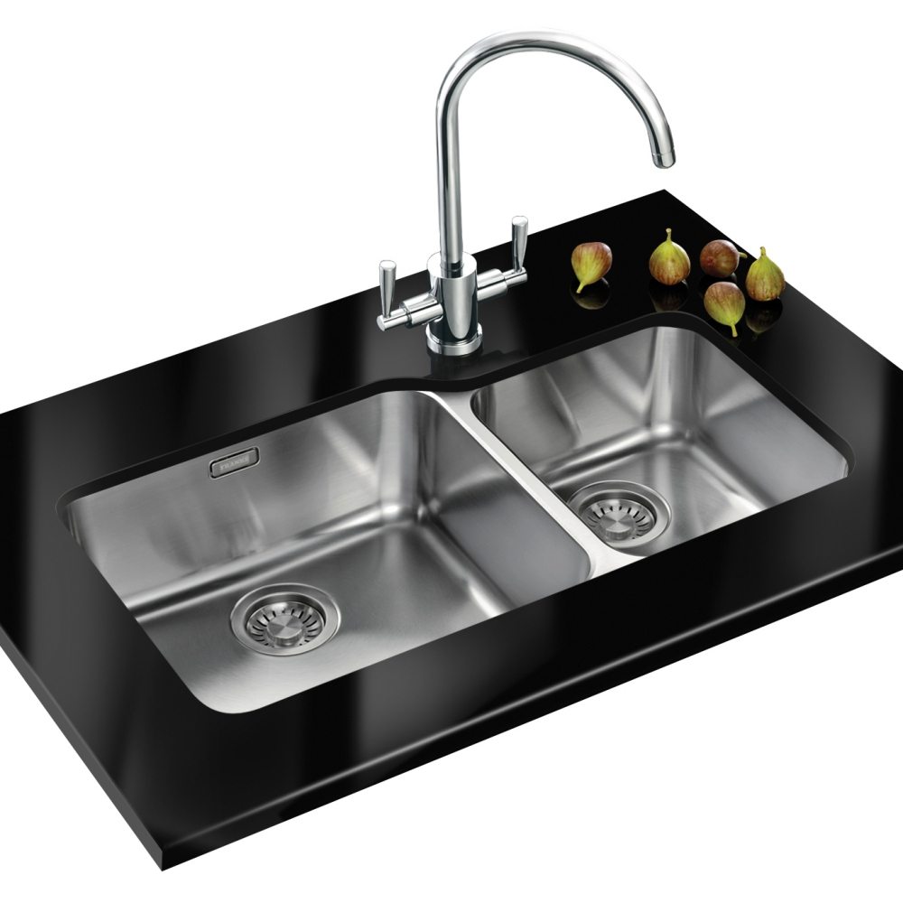 Franke LARGO LAX120 45-30 RHSB Largo 1.5 Undermount Sink Right Hand Small Bowl - STAINLESS STEEL