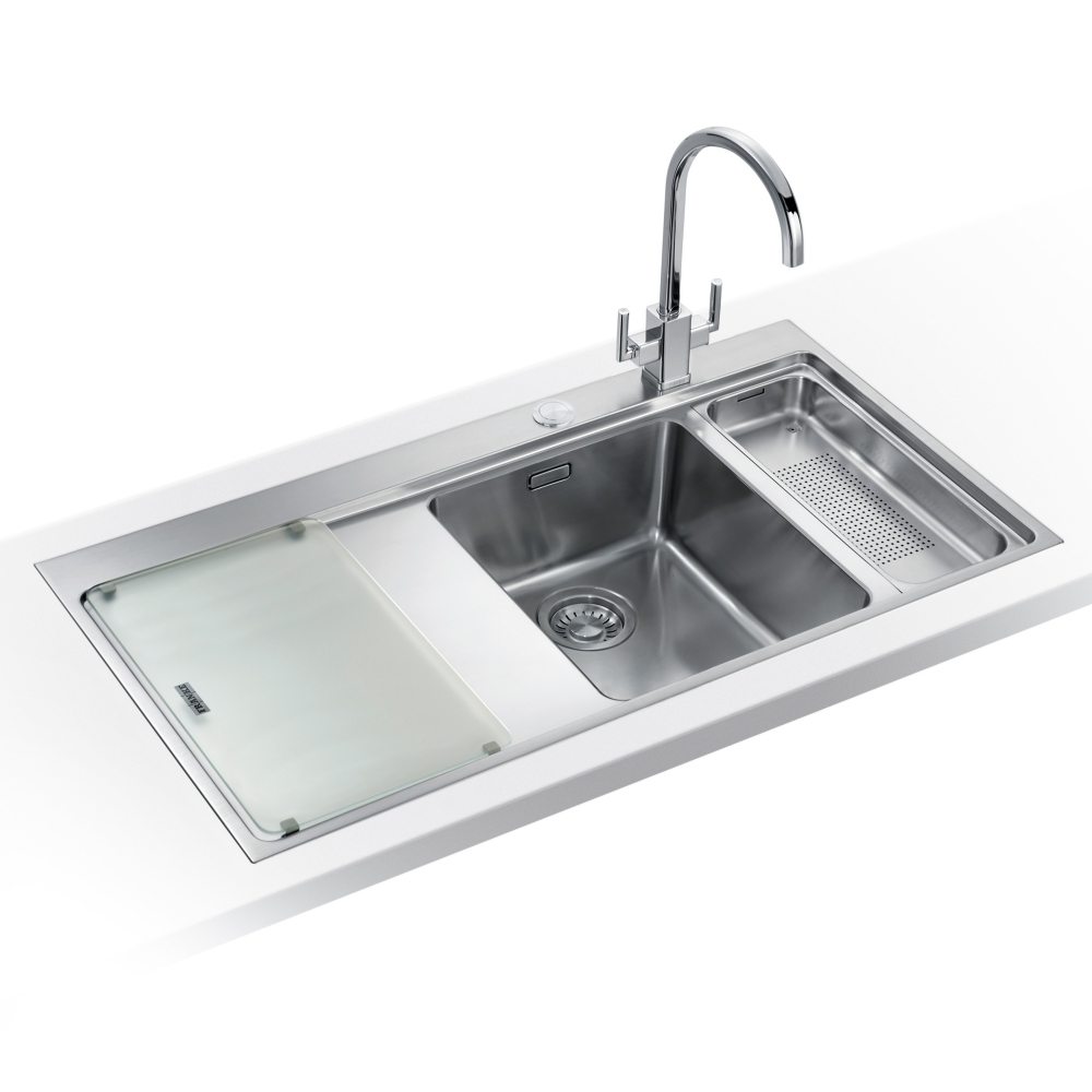 Franke Mythos Slim Top Mmx261 Lhd Mythos 1 5 Bowl Sink Left Hand Drainer Stainless Steel