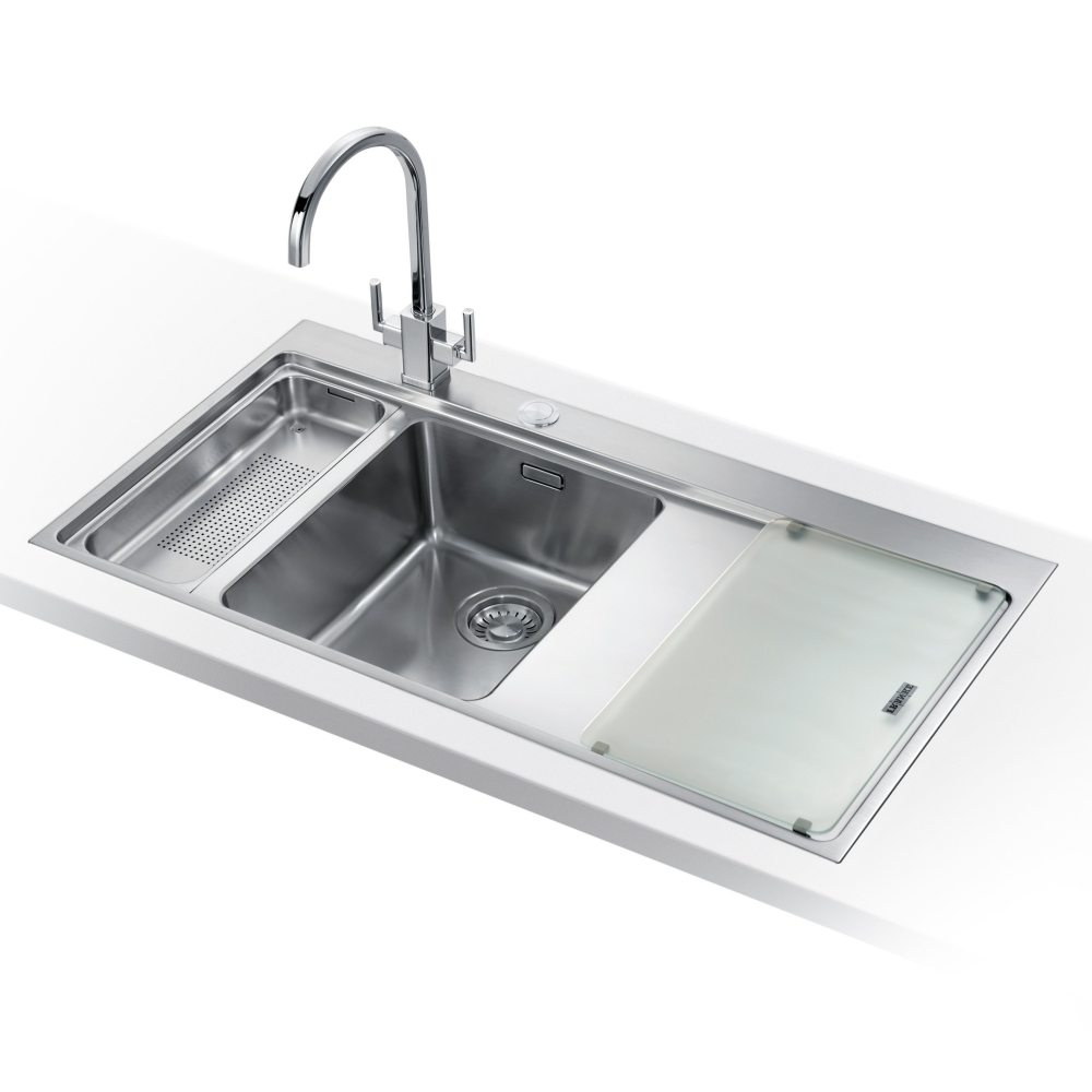 Franke Mythos Slim Top Mmx261 Rhd Mythos 1 5 Bowl Sink Right Hand Drainer Stainless Steel