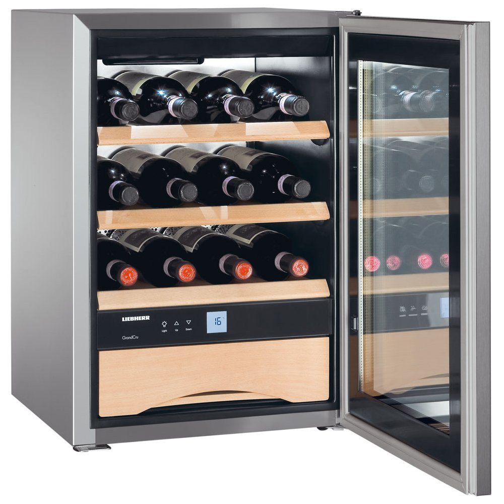 Liebherr WKES653 43cm Freestanding Grand Cru Wine Cooler STAINLESS STEEL Appliance City