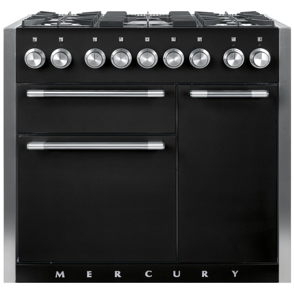 Mercury MCY1000DFLQ 93120 100cm Dual Fuel Range Cooker - LIQUORICE