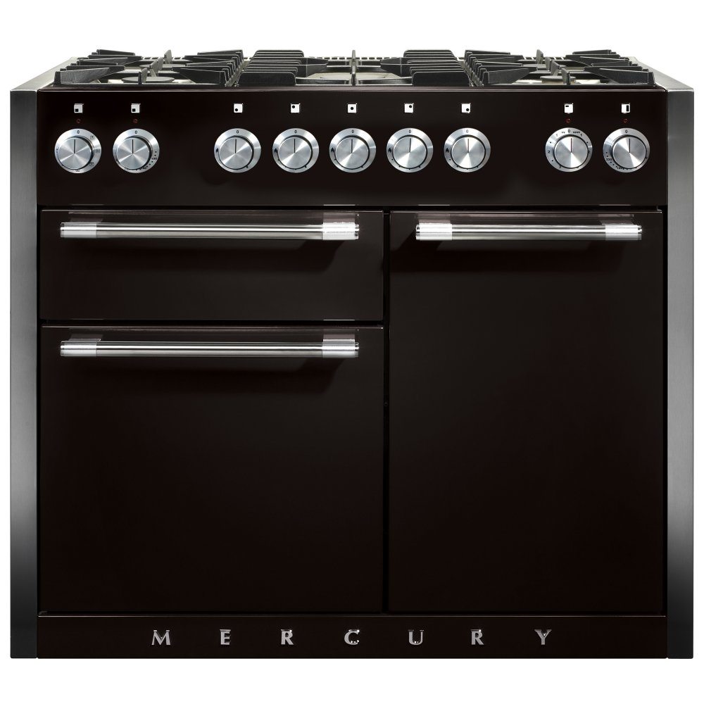 Mercury MCY1082DFLQ 1082mm Dual Fuel Range Cooker - LIQUORICE