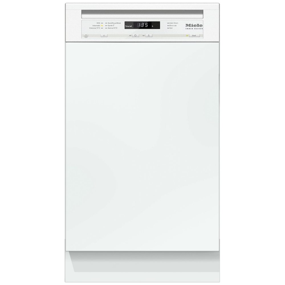 Miele G4720SCIWH 3880 45cm Semi Integrated Slimline Dishwasher