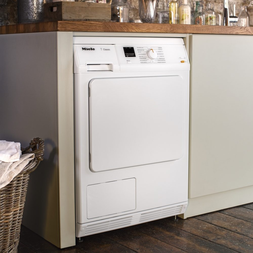 Miele TDA150C 7kg Condenser Tumble Dryer With Inclined Facia WHITE