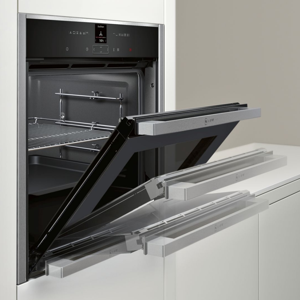 Neff B47cr32n0b Slide Hide N70 Multifunction Single Oven