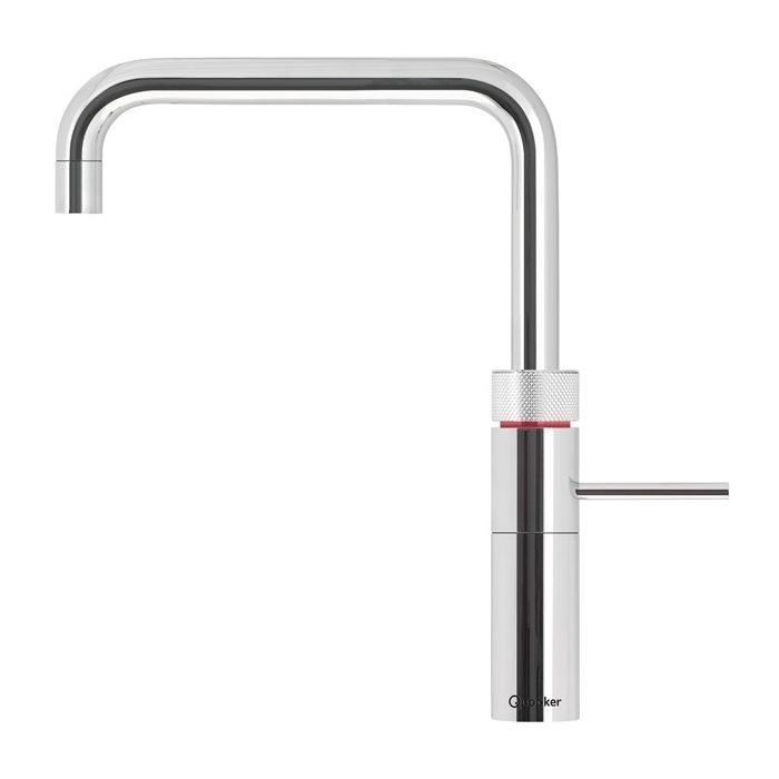 Image of Quooker PRO3 FUSION SQUARE CHROME FNSCHR Square Fusion 3-in-1 Boiling Water Tap - CHROME PRO3 FUSION SQUARE CHROME