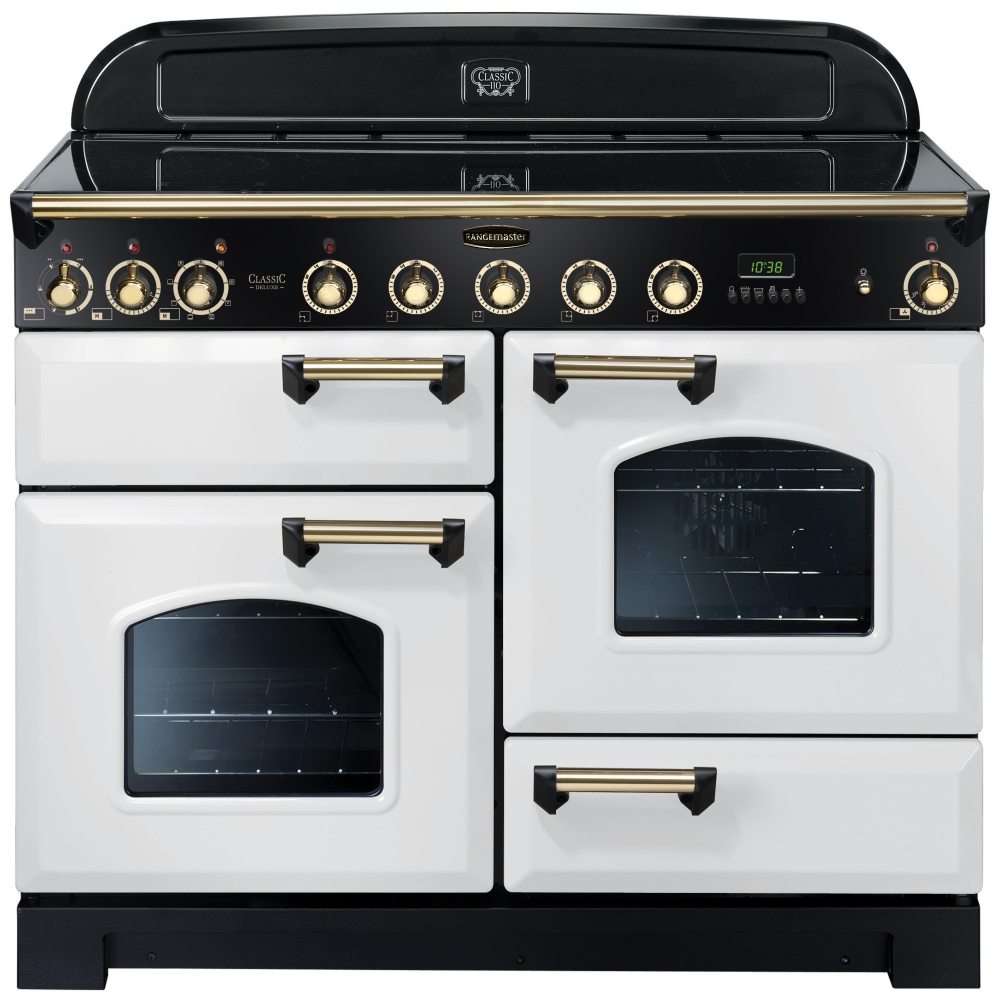 Rangemaster CDL110EIWH/B Classic Deluxe 110cm Induction Range Cooker