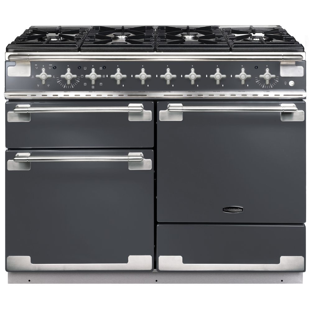 Rangemaster ELS110DFFSL Elise 110cm Dual Fuel Range Cooker 105730 - SLATE