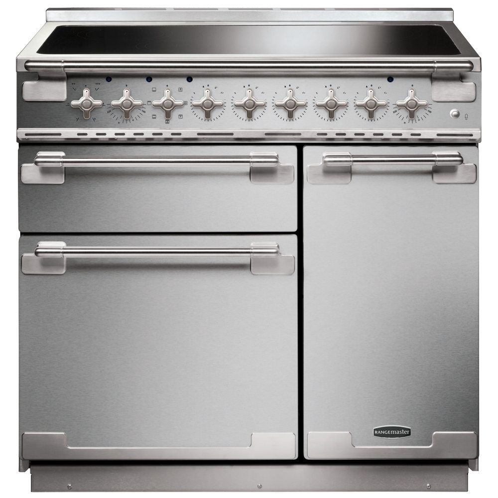 Rangemaster ELS90EISS Elise 90cm Induction Range Cooker 107860 - STAINLESS STEEL