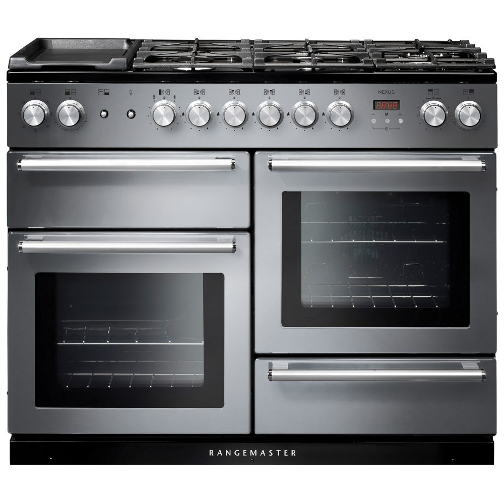 Rangemaster NEX110DFFSS/C Nexus 110cm Dual Fuel Range Cooker 106100 - STAINLESS STEEL