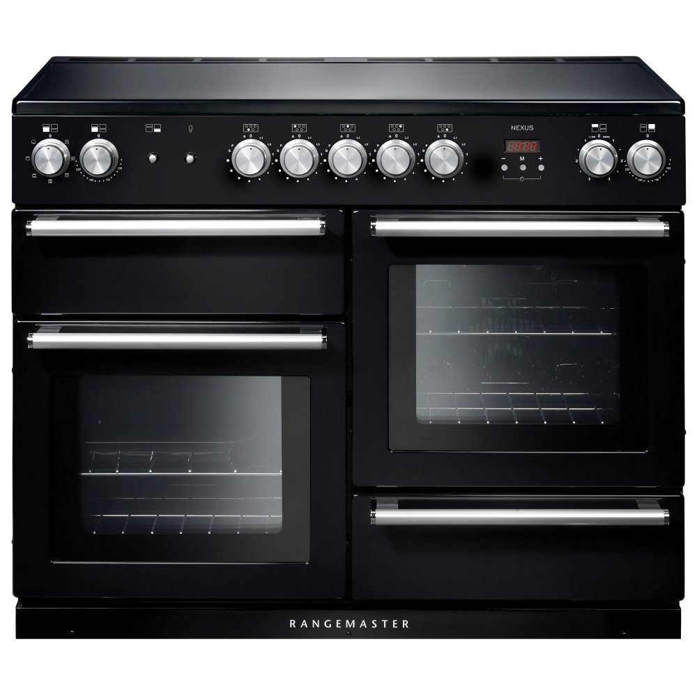 Rangemaster NEX110EIBL/C Nexus 110cm Induction Range Cooker 104830 - BLACK