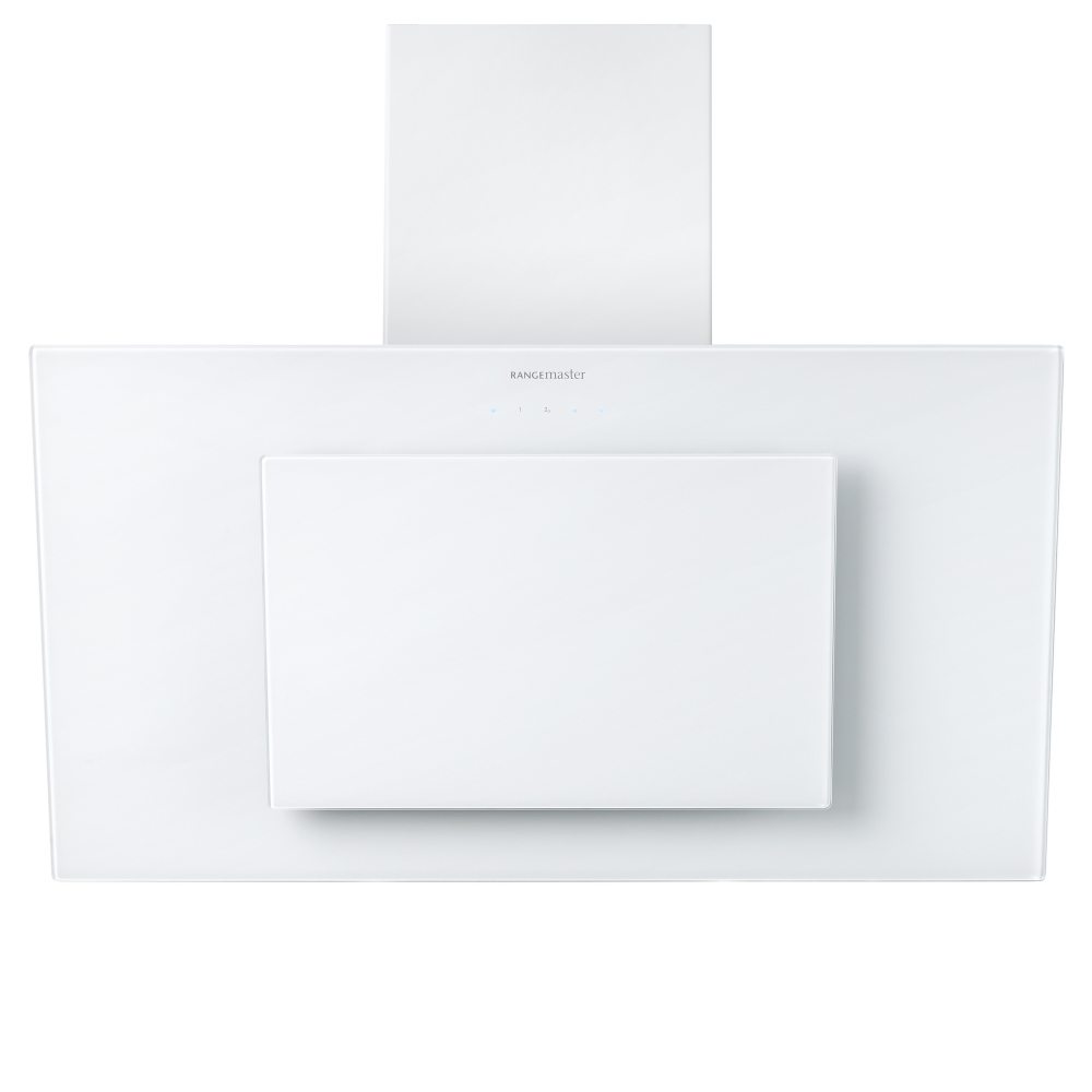 Rangemaster OPLHD100WH Opal 100cm Chimney Hood - WHITE