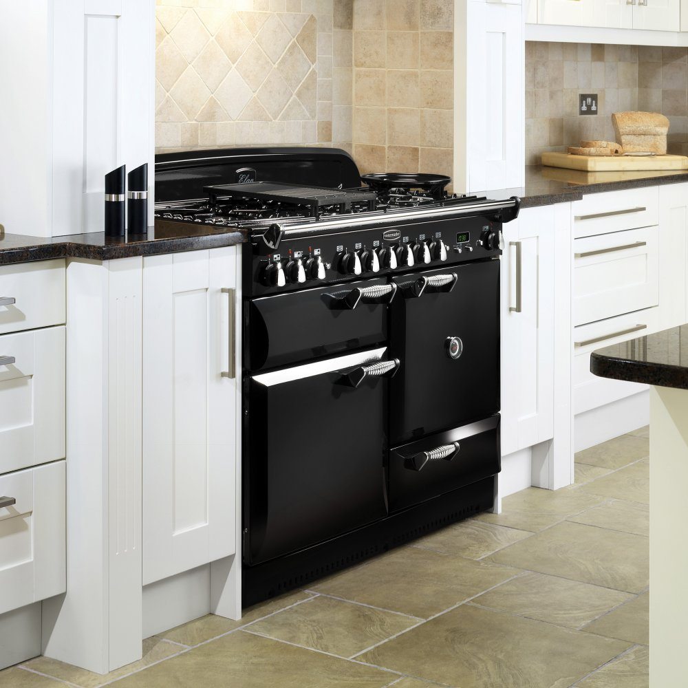 Rangemaster ELAS110DFFBL/ Elan 110cm Dual Fuel Range Cooker 73220