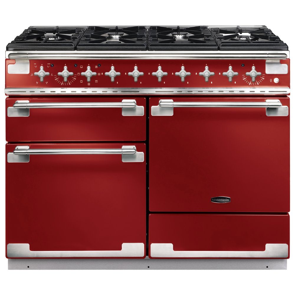 Rangemaster ELS110DFFRD Elise 110cm Dual Fuel Range Cooker 94260 - RED