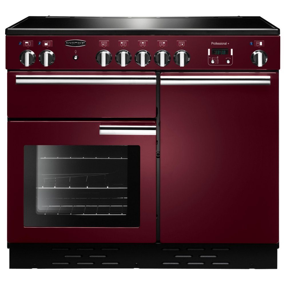 Rangemaster PROP100EICY/C Professional Plus 100cm Induction Range Cooker 96050 - CRANBERRY
