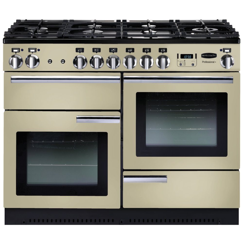 Rangemaster PROP110DFFCR/C Professional Plus 110cm Dual Fuel Range Cooker 91670 - CREAM
