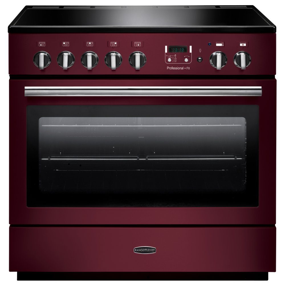 Rangemaster PROP90FXEICY/C Professional Plus FX 90cm Induction Range Cooker 96330 - CRANBERRY