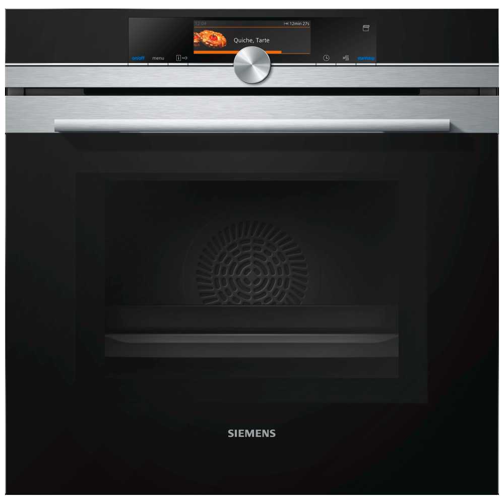Siemens HN678GES6B IQ700 Pyrolytic Oven With Pulsesteam & Microwave