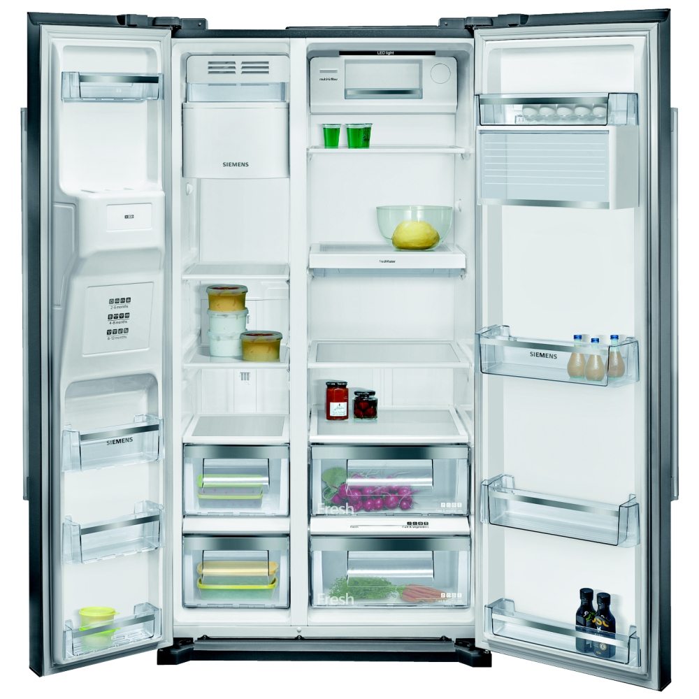 Siemens KA90IVI20G IQ500 American Style Fridge Freezer Non Plumbed
