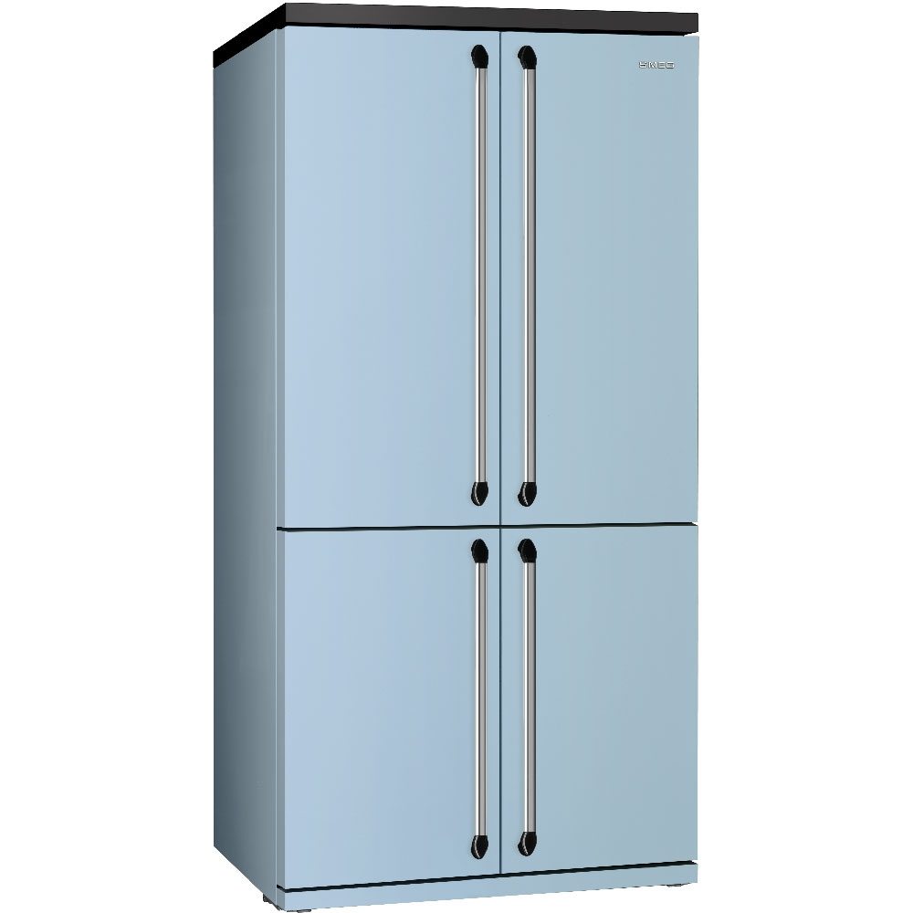 Smeg FQ960PB5 Victoria American Style Four Door Fridge Freezer - PASTEL BLUE