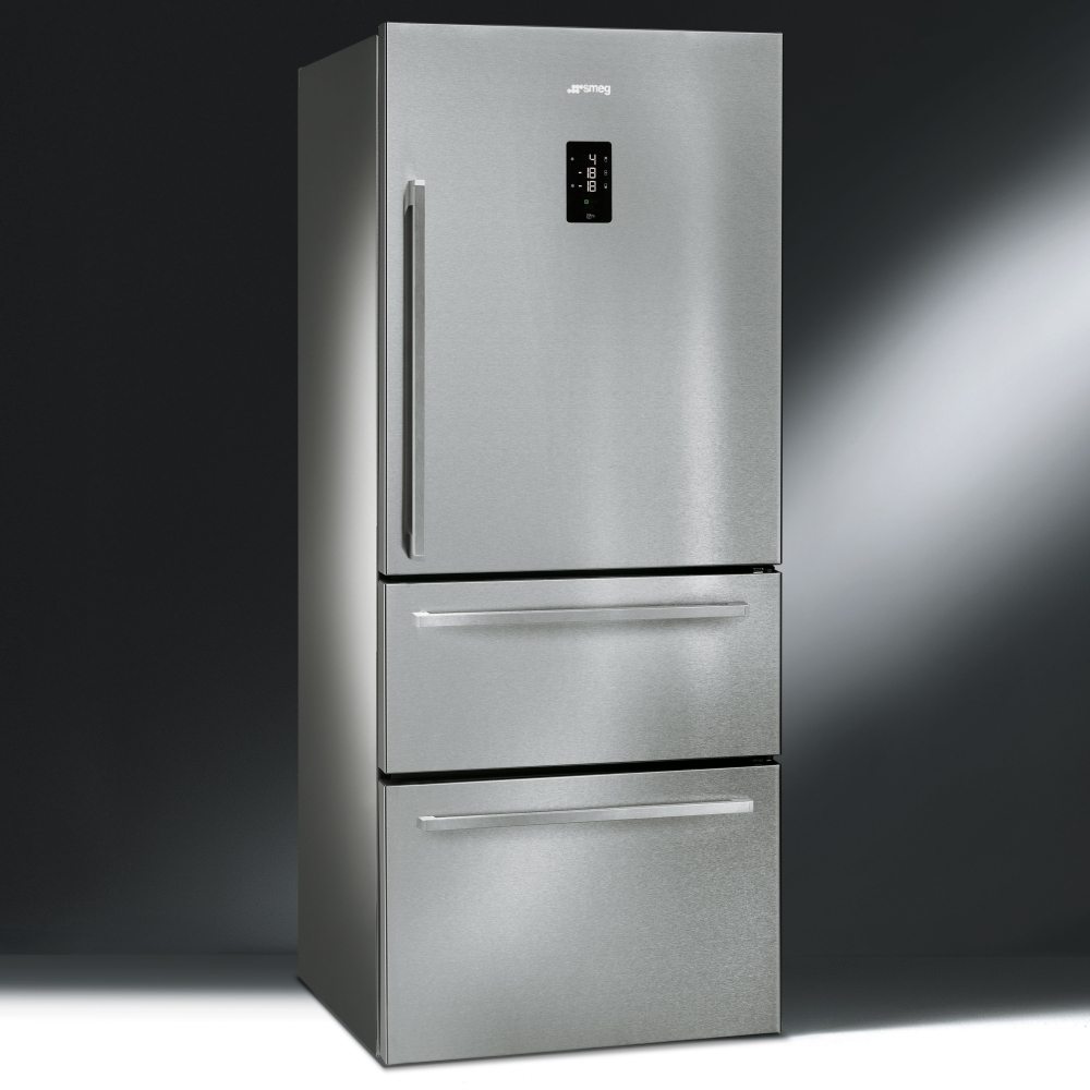 Smeg FT41BXE 74cm Frost Free Fridge Freezer STAINLESS STEEL