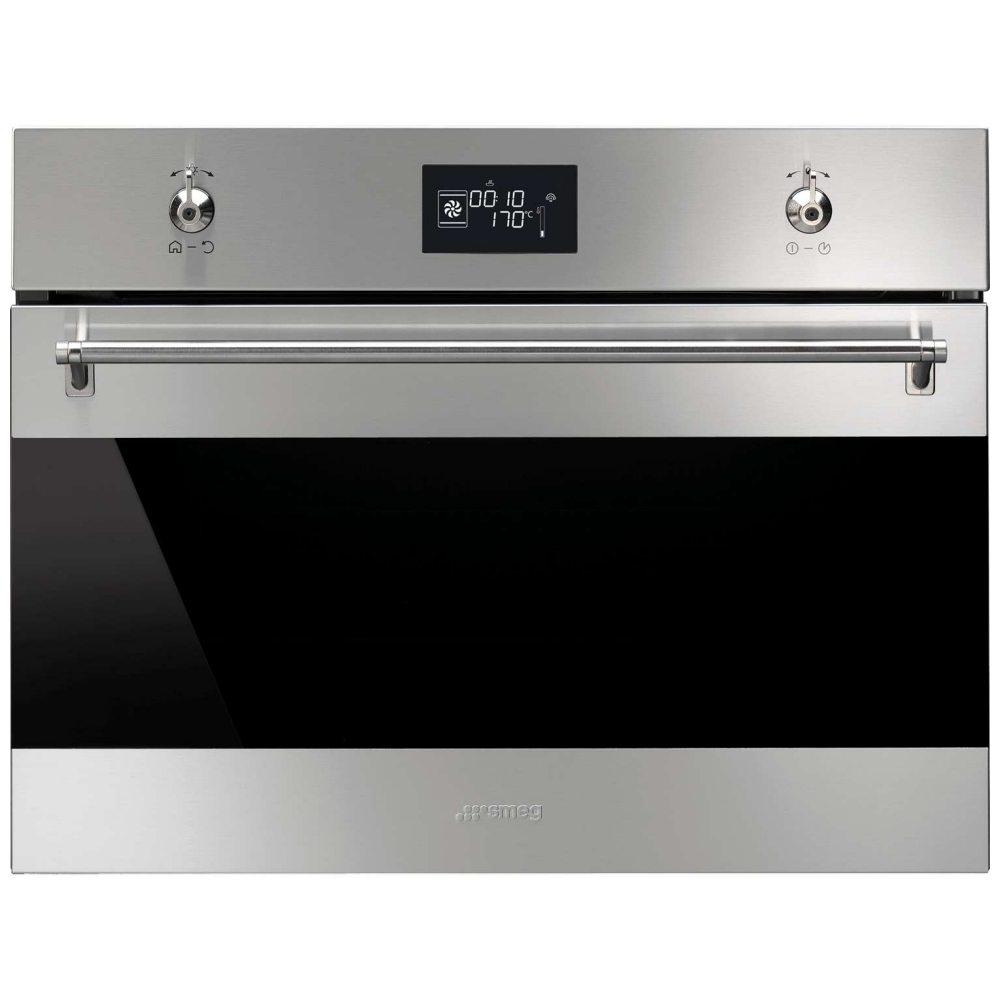 Smeg SF4390VCX 45cm High Compact Classic Steam Combination Oven