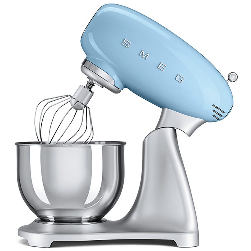 Smeg SMF01PBUK Retro Stand Mixer PASTEL BLUE Appliance City