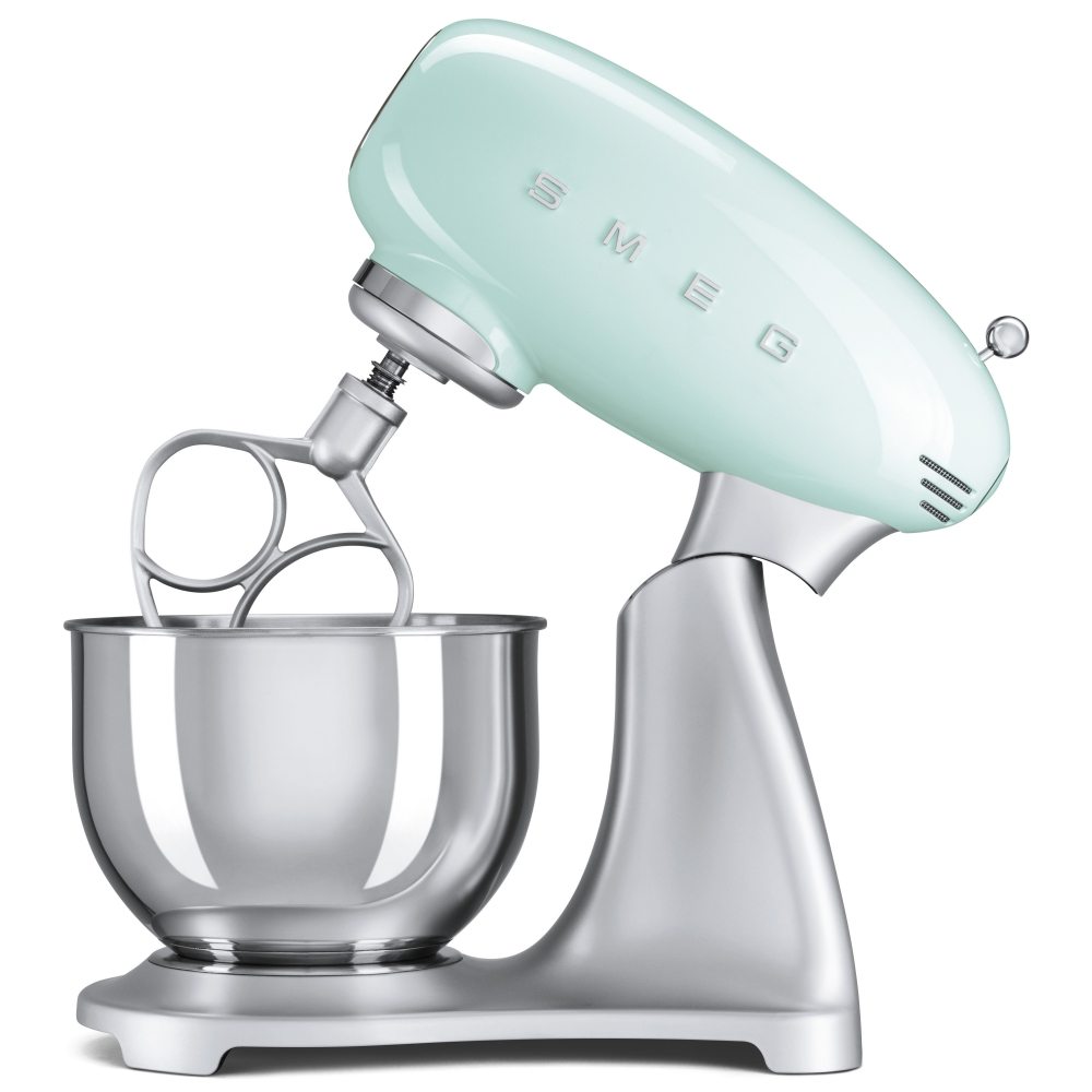 Smeg SMF01PGUK Retro Stand Mixer PASTEL GREEN Appliance City