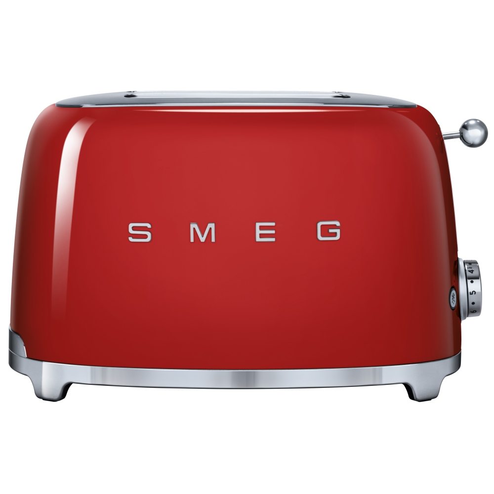 Smeg TSF01RDUK Retro 2 Slice Toaster - RED