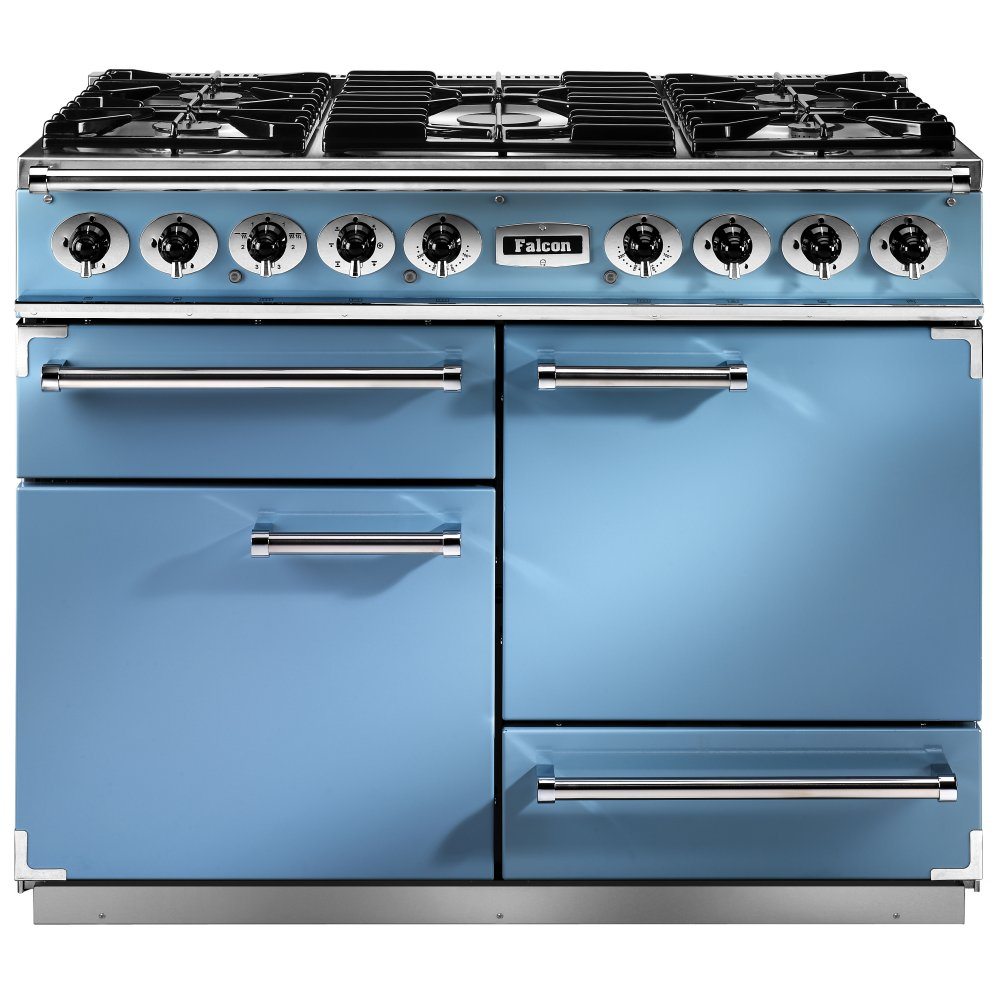 Falcon F1092DXDFCA/NM 1092 Deluxe Dual Fuel Range Cooker - CHINA BLUE