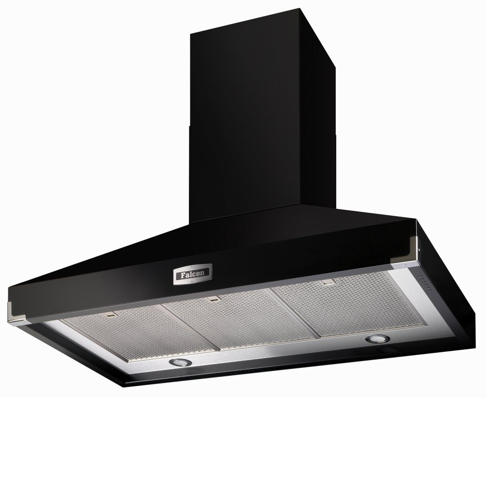 Falcon FHDSE1092BL/C Traditions 1092 Super Extract Chimney Hood - BLACK