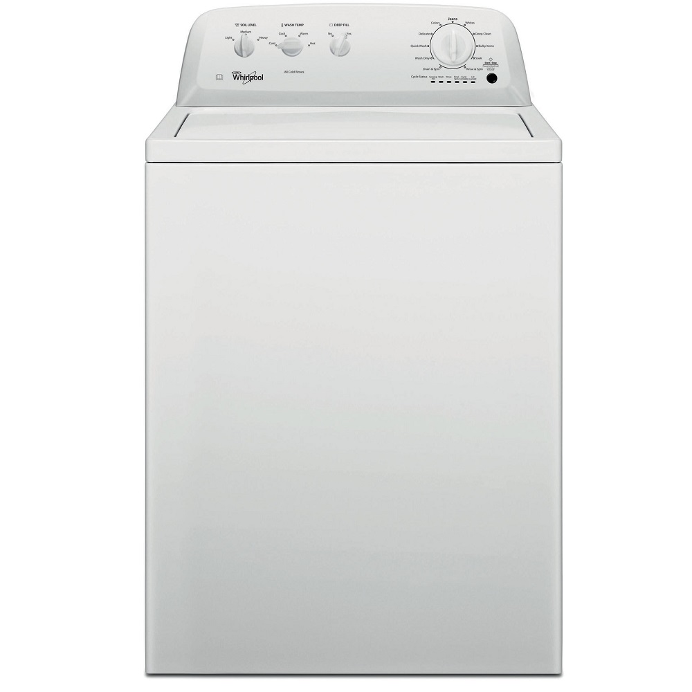 Whirlpool 3LWTW4705FW 15kg Commercial American Top Loading Washing Machine - WHITE