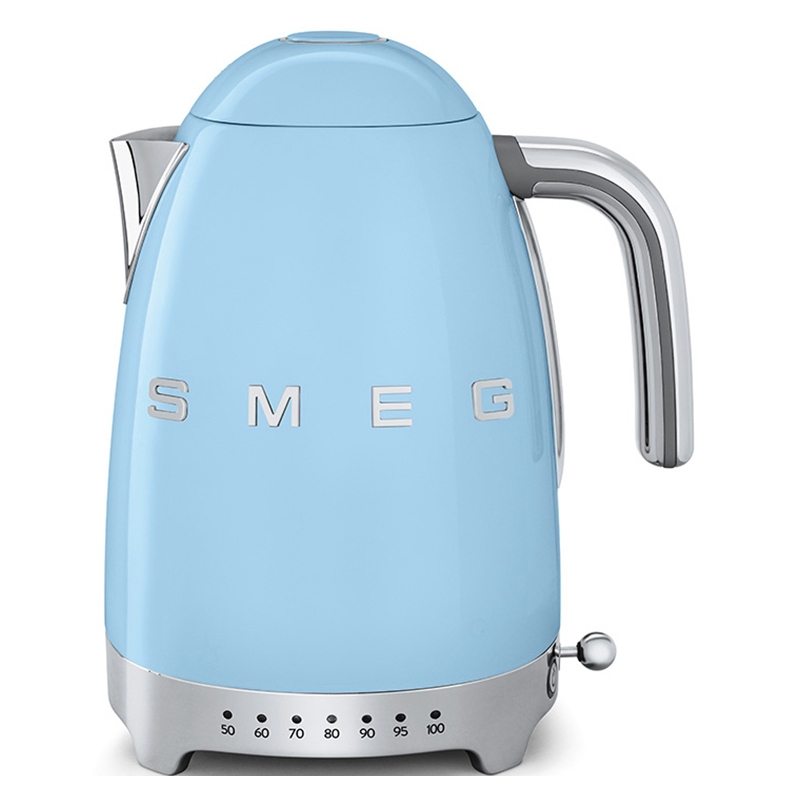 Smeg KLF04PBUK Retro Variable Temperature Kettle - PASTEL BLUE