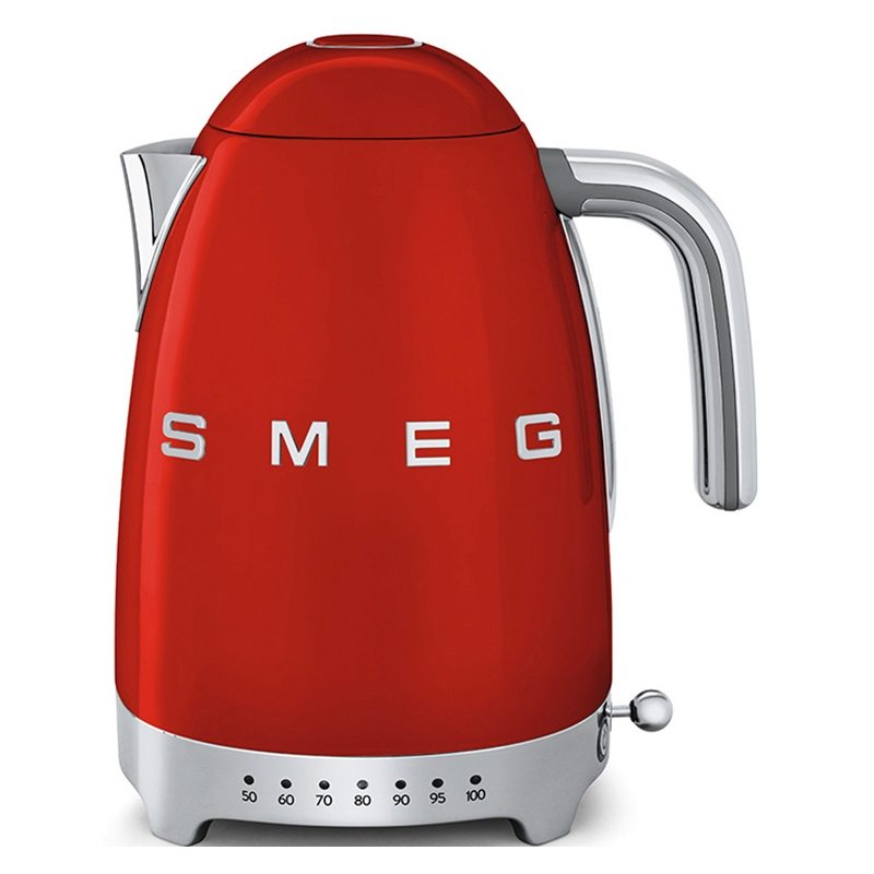 Smeg KLF04RDUK Retro Variable Temperature Kettle RED Appliance City