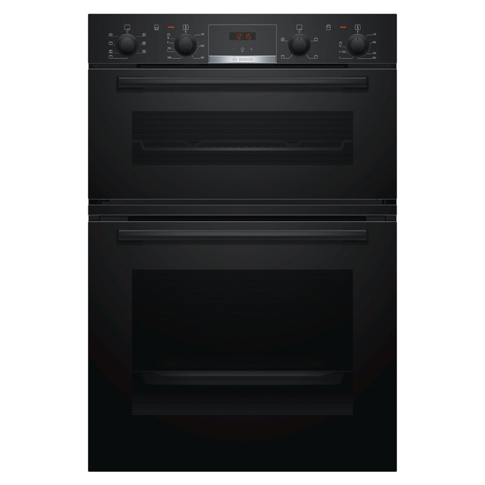 Bosch MBS533BB0B Built In Serie 4 Double Oven BLACK Appliance City