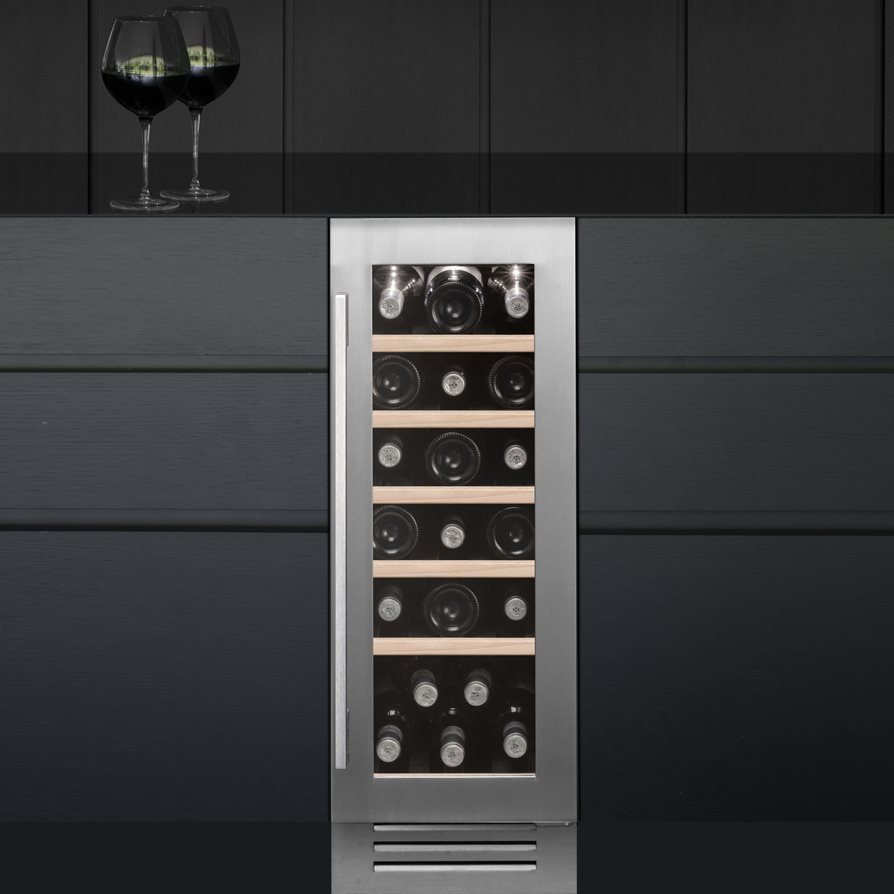 Caple Wi3123 30cm Undercounter Wine Cooler Stainless Steel