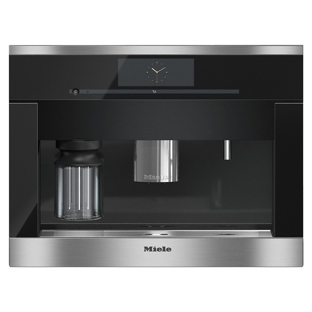 Miele CVA6800CLST PureLine MTouch Built In Coffee Machine [ 1000 x 1000 Pixel ]