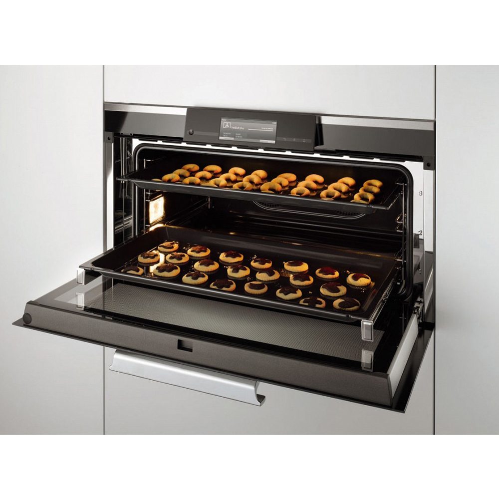 Miele H6890BPCLST PureLine MTouch 90cm Built In Pyrolytic Oven