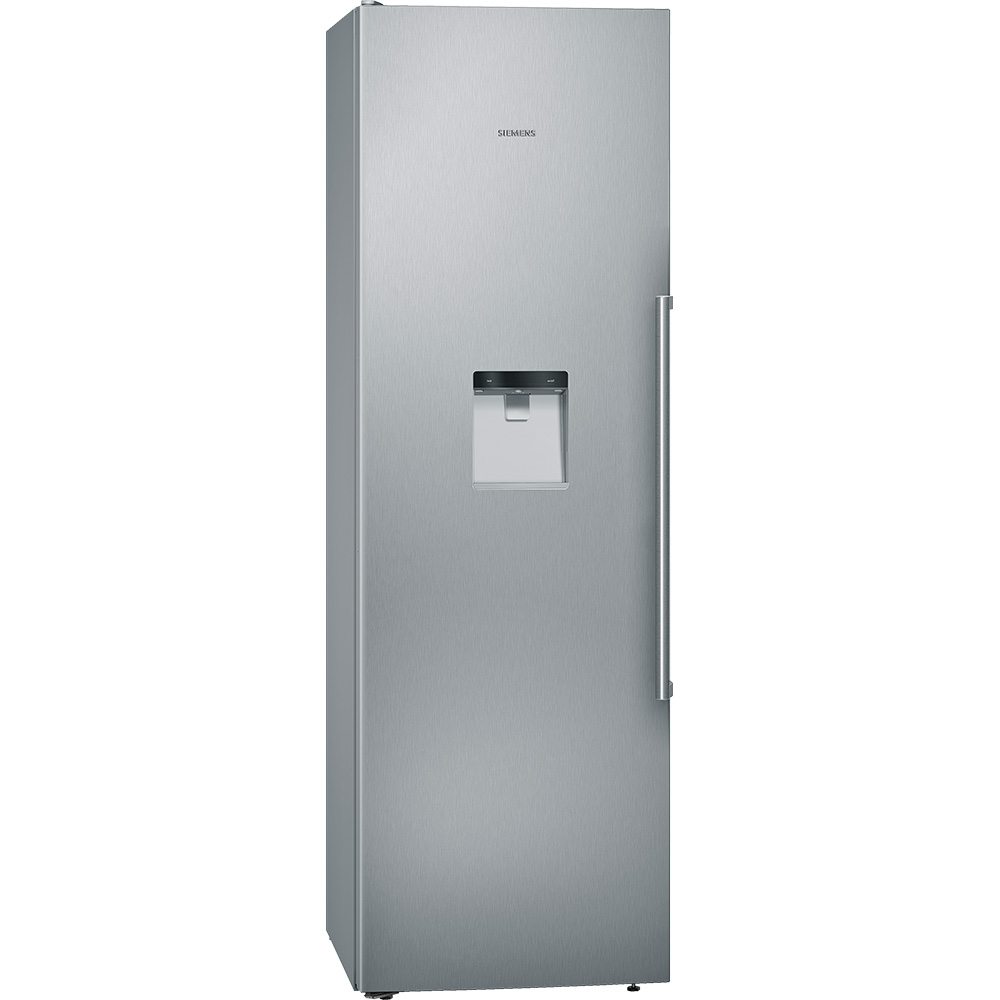 Siemens KS36WBI3P IQ500 60cm Freestanding Larder Fridge With Water Dispenser STAINLESS STEEL