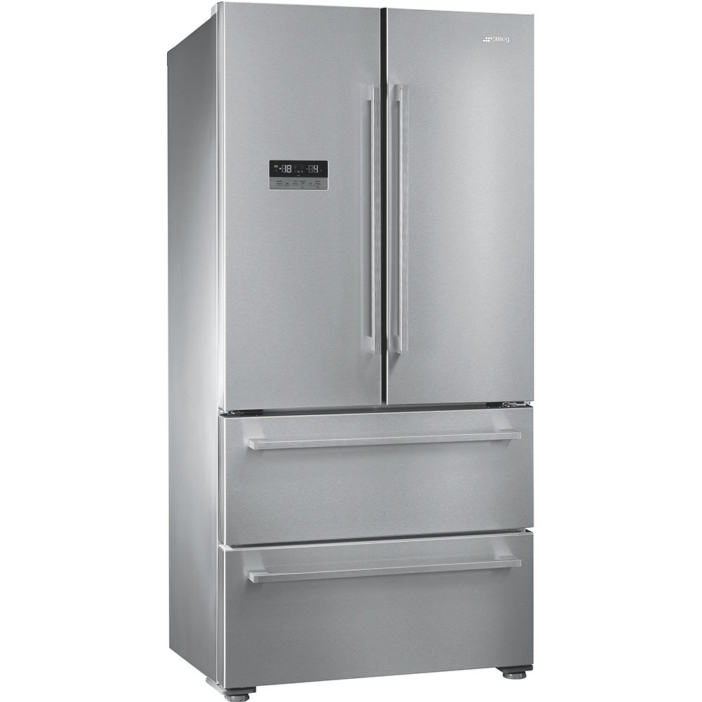 Smeg Fq55fxe1 French Style Four Door Fridge Freezer Non Ice Water Stainless Steel