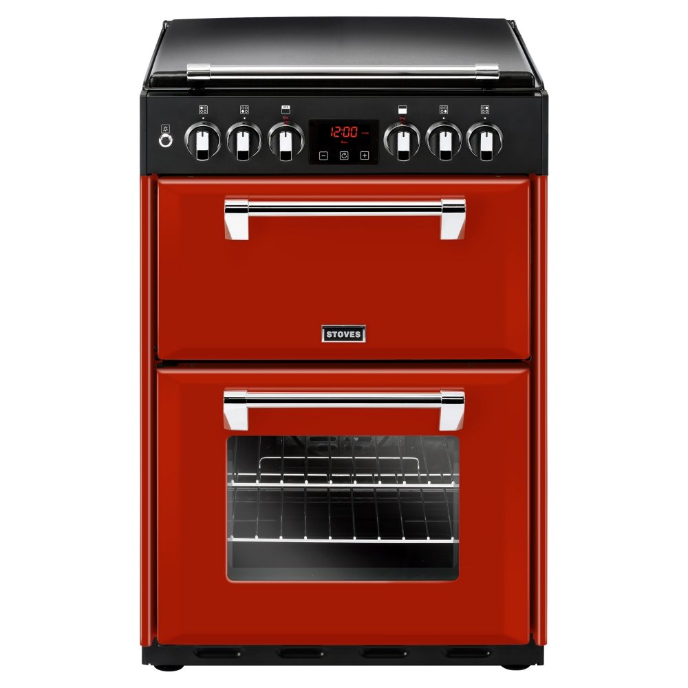 Stoves RICH600DFJAL 4724 60cm Richmond Dual Fuel Cooker RED Appliance City